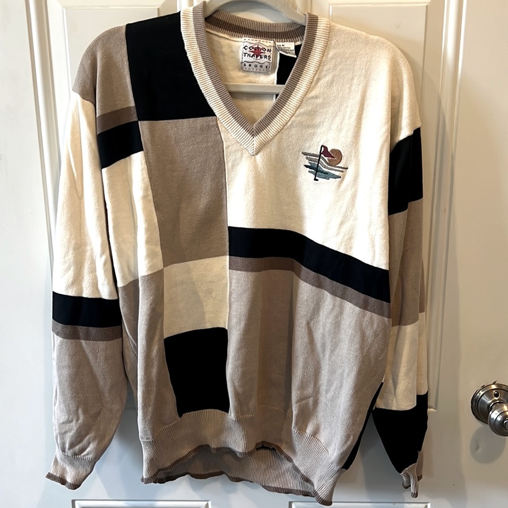 Vintage golf sweater
